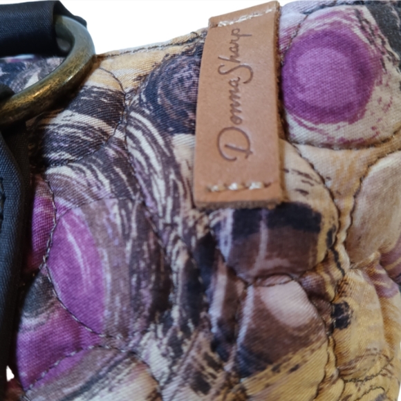 🎁 NWOT Donna Sharp Quilted Satchel. Gorgeous Autumn Colors! Very Roomy! - Picture 12 of 14